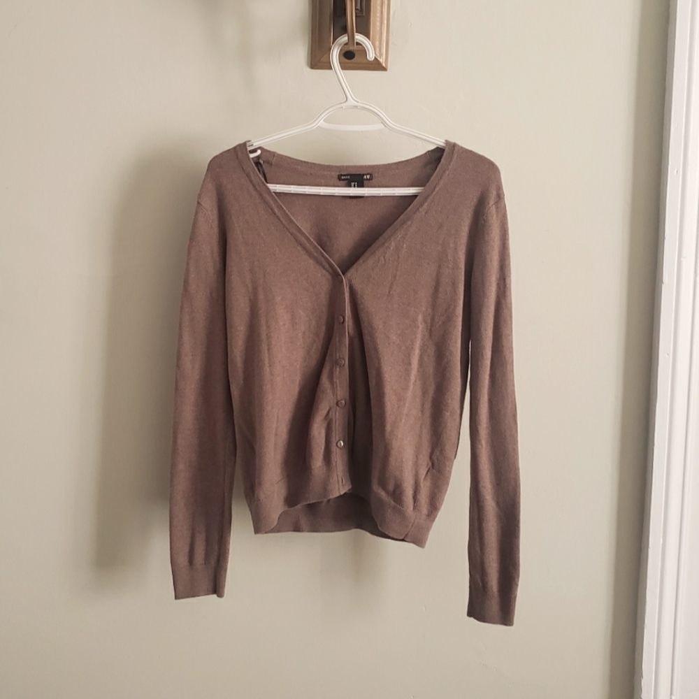 Warm Brown H&M Cardigan